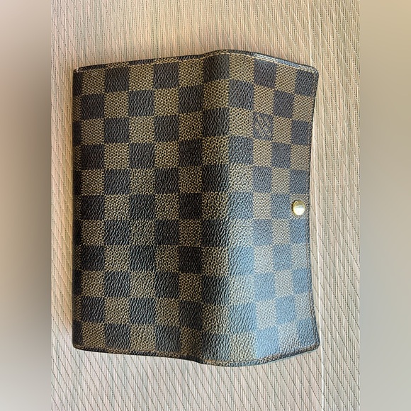 Authentic Damier Ebene Louis Vuitton Long Wallet #2 - Picture 14 of 16